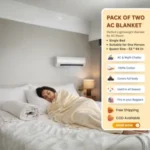 This product listing is for a Pack of 2 Bhagalpuri Dull Blankets. - Image 4